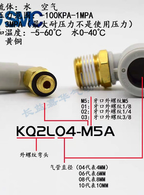 SMC原装KQ2L04-L06-L08-L10-L12-M3G-M5A-5G-6A-01-02-03-04AS AP