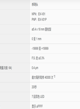 全新KEYENCE基恩士 EX-305V  EX-110V EX-614V EX-416V 传感器头