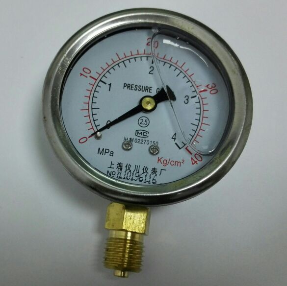 上海仪川仪表厂 YN-60 4mpa 40kg/cm2 pressure gauge m14×1.5
