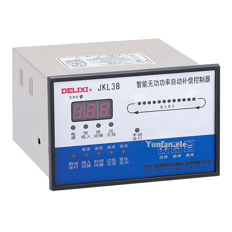 德力西JKL3B无功功率静态自动补偿控制器 4回路 6回路 380V