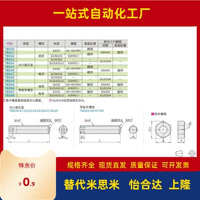 怡合达内六角孔型带扳手