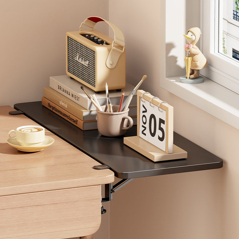 可折叠桌面延长板键盘鼠标摆放手托架免打孔电脑桌简易加宽延伸板