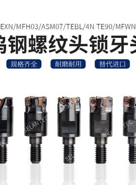 钨钢螺纹头锁牙头EXN03 MFH03 ASM07 BAP300R 400R TEBL