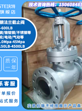 磅级铸钢美标法兰截止阀J41Y/H-600LB CL300 API600 ANSI HG20615