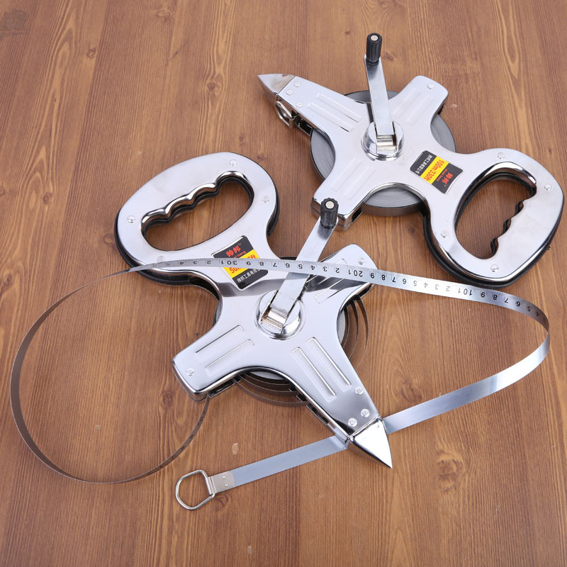 尺子测量米尺架子拉尺测量尺50米钢卷尺100米卷尺软卷尺 30米卷尺