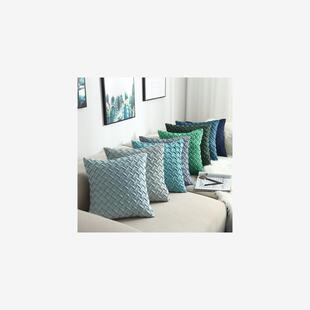 Cushion cover handmade deerskin velvet woven pillowcase 枕套