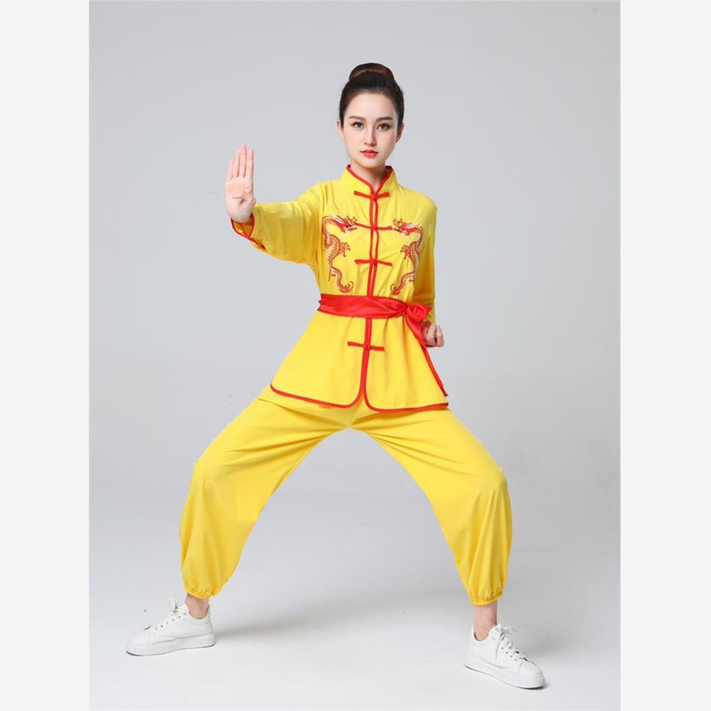 秧歌服打鼓服练功服男女成人中国风舞狮舞龙服装武术演出服表演服