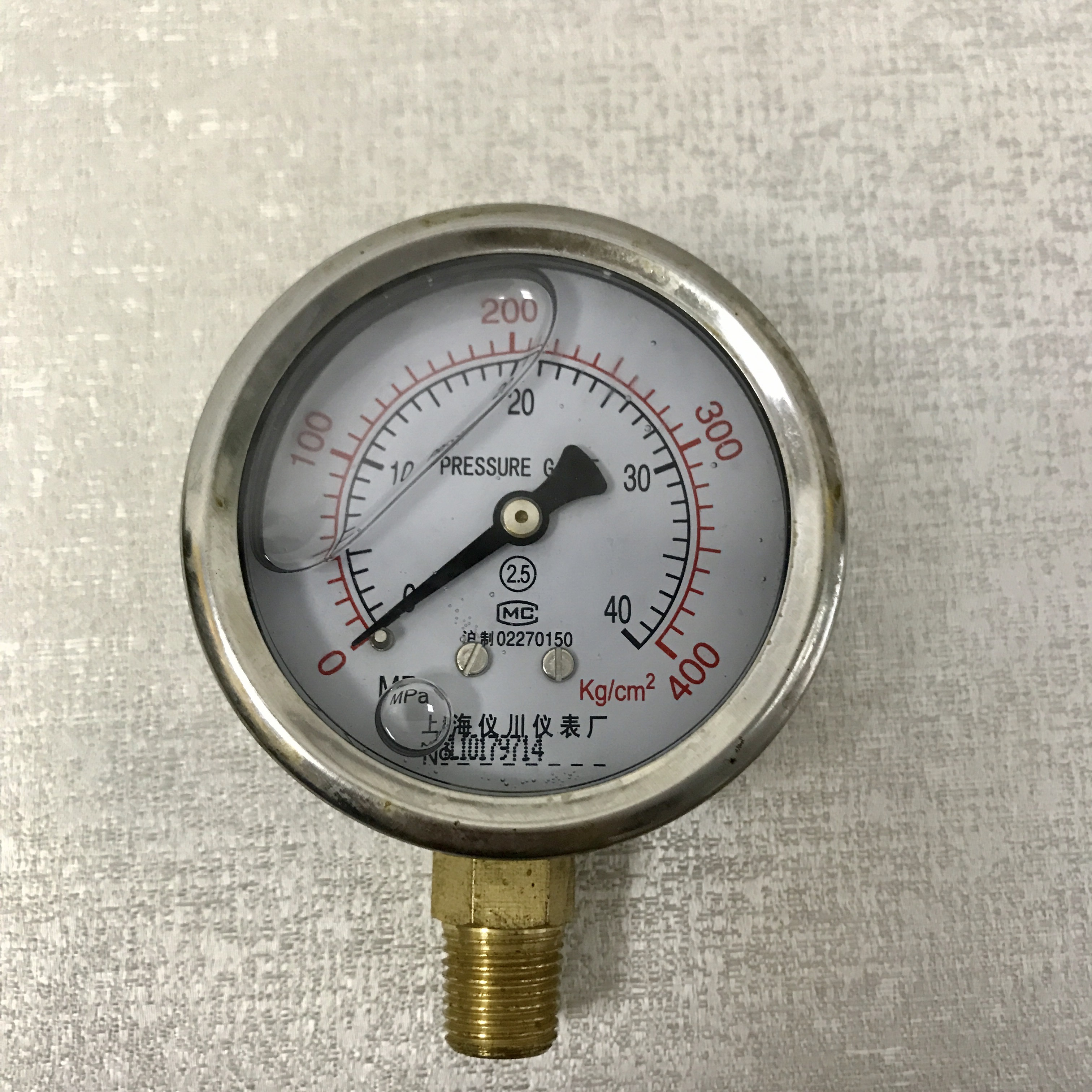 上海仪川表厂耐震压力径