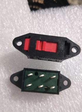 正品台湾嘉尼CANAL滑动开关 电压转换开关 SL14 6脚2档银触点