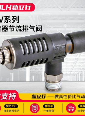 ASV310F-01-06S快速消音排气节流阀ASV410F-02-08SASV510F-03-10S