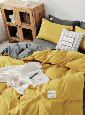 Student comfortable bedsheets  4 pcs set duvet cover sets