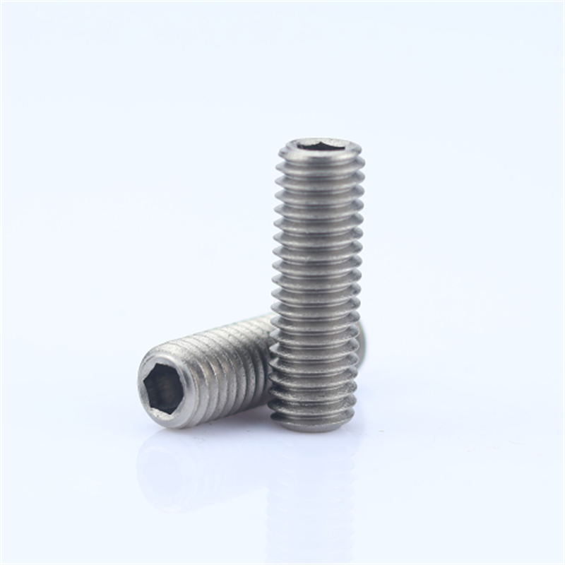 TA2纯钛内六角凹端紧定 钛机米螺丝内六角顶丝无头止付螺丝M3-M10