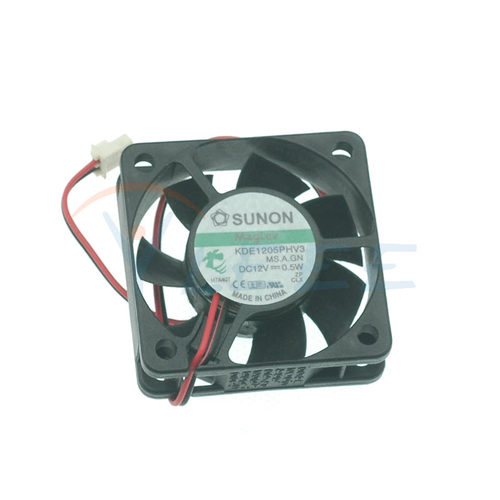 全新建准SUNON 5015 5CM/厘米磁悬浮静音风扇12V0.5W KDE1205PHV3