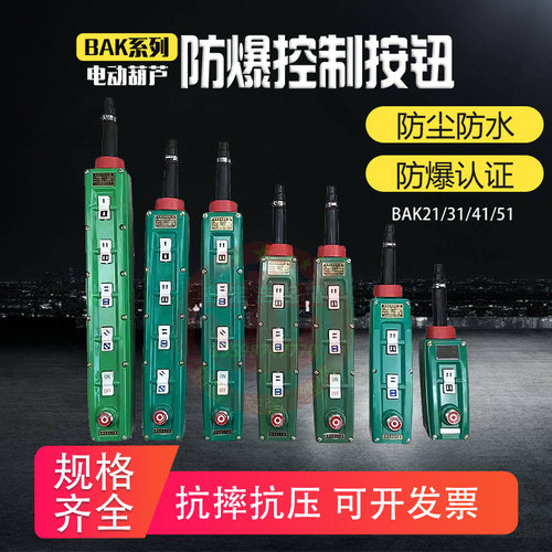 防爆电动葫芦手柄按钮开关起重机行车控制按钮BAK21/31/41/51/71