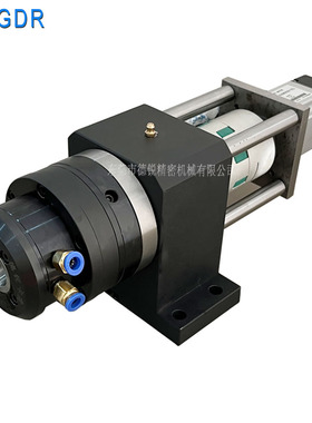 小型车床中空气压回转夹头JAC-15通孔15电机带动旋转DGDR气动卡盘