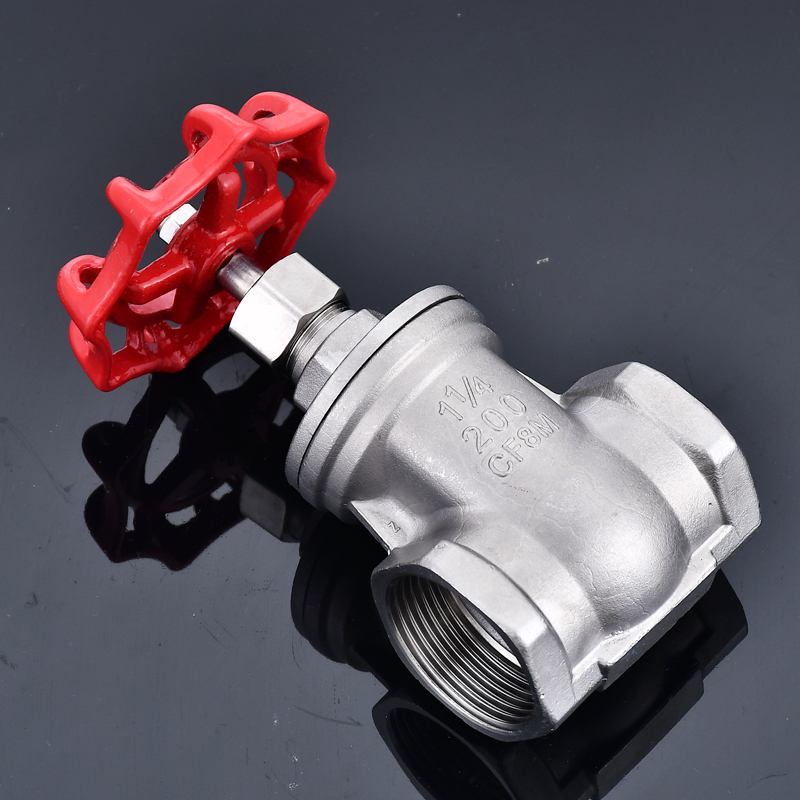 不锈钢丝扣闸阀水管内螺