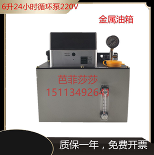 磨床6L齿轮泵数控设备导轨齿轮连续润滑站220V循环稀油循环油泵