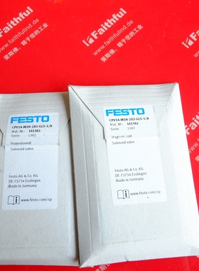 议价Festo 161362 费斯托电磁阀 CPV14-M1H-2X3-GLS-1/8