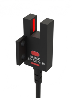 DAiGOK戴工U槽型光电开关传感器EE-SX676-WR四线一开一闭NPN/PNP