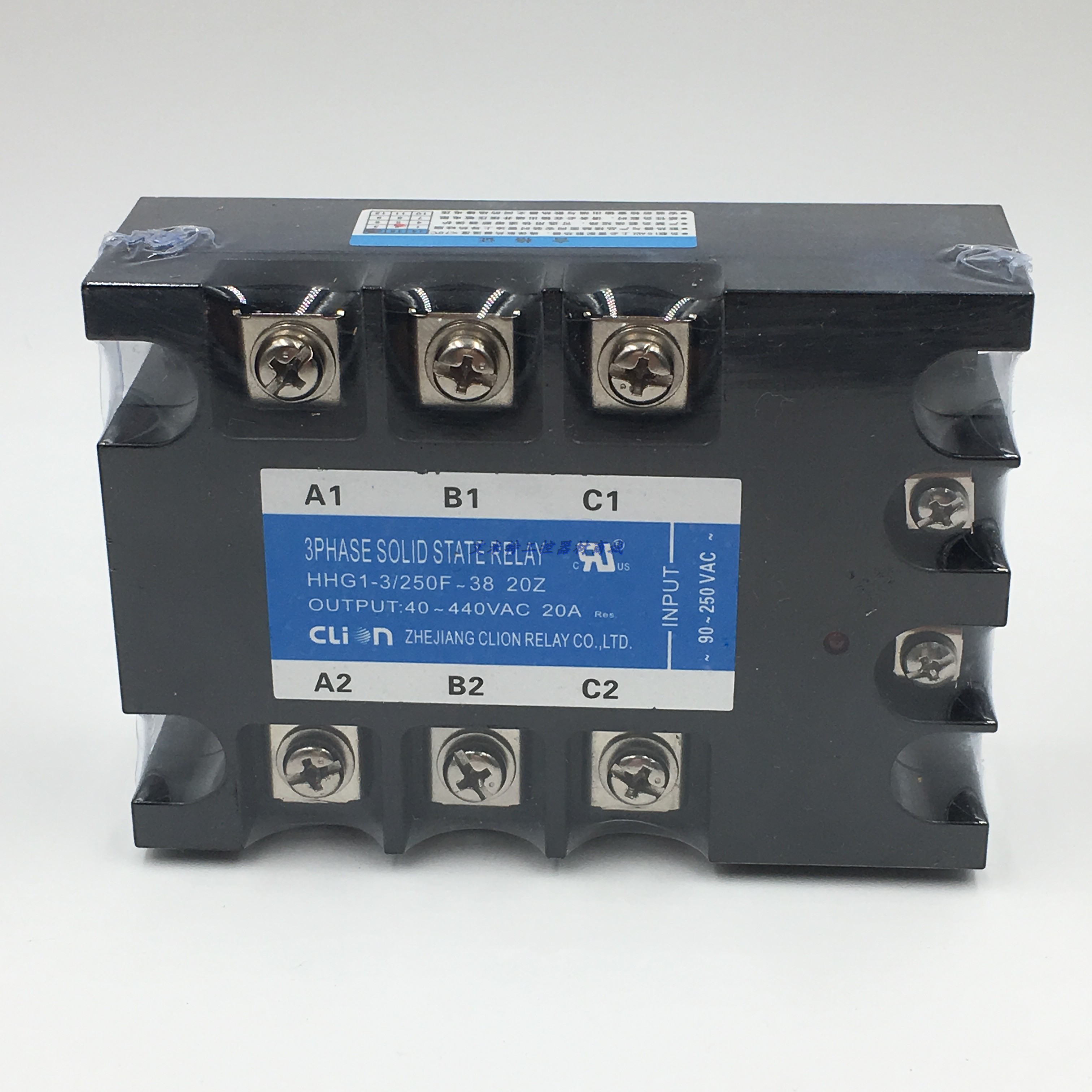 询价欣大CLion三相固态继电器HHG1-3/250F-38 20Z 可控硅模块TSR-