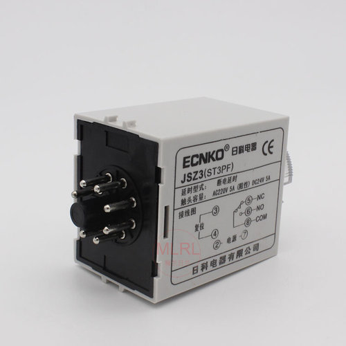 银点ST3PF断电延时时间继电器AC220V DC24V送底座 高品质*