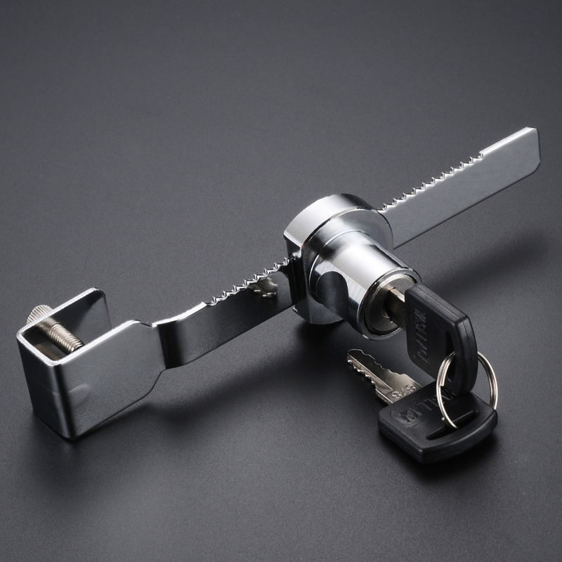 锯齿锁璃门展示柜台烟推