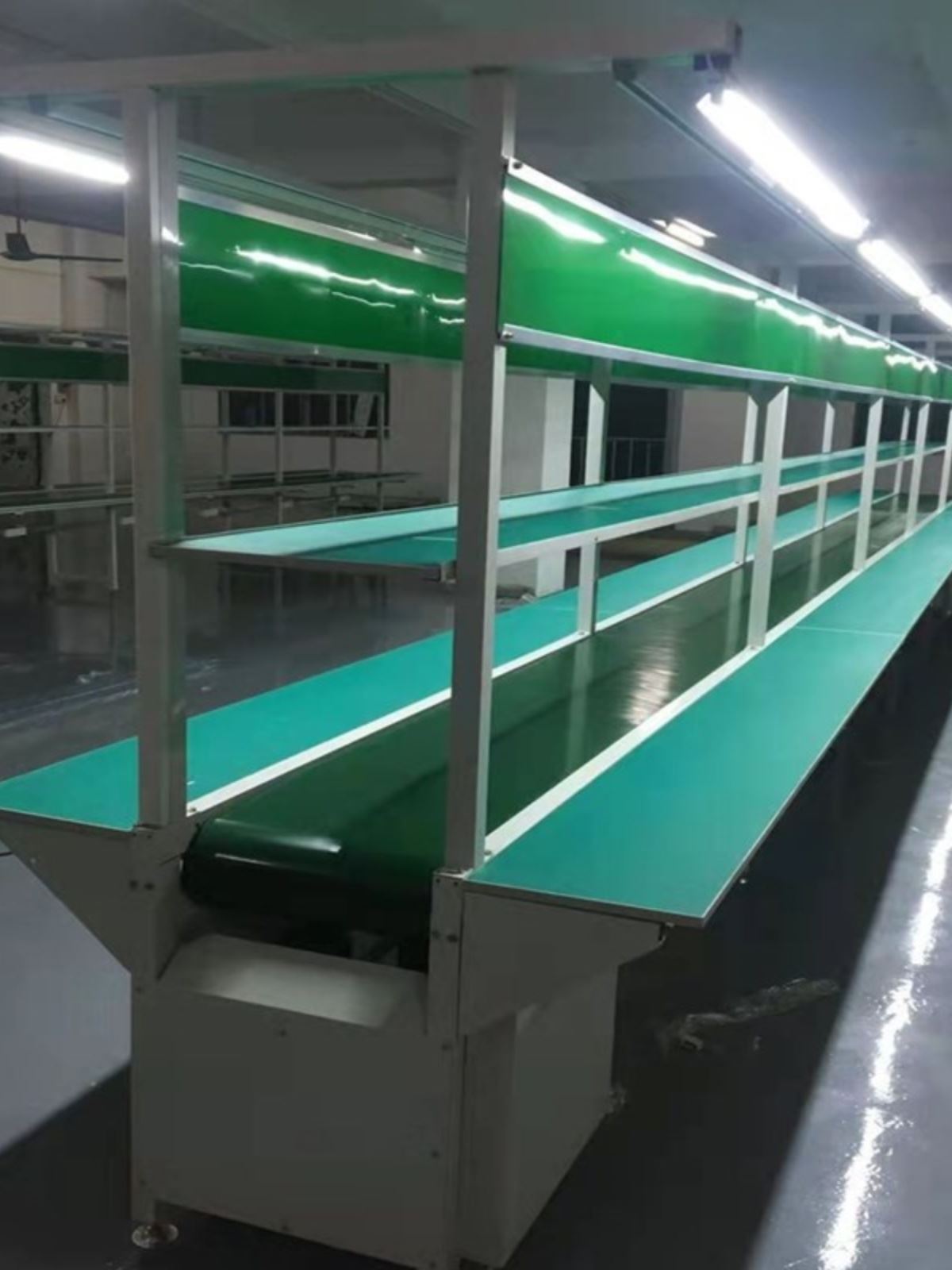 流水线输送带车间装配线自动化生产线拉线防静电工作台小型输送机