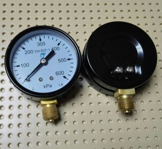 膜盒压力表直径铜螺纹向