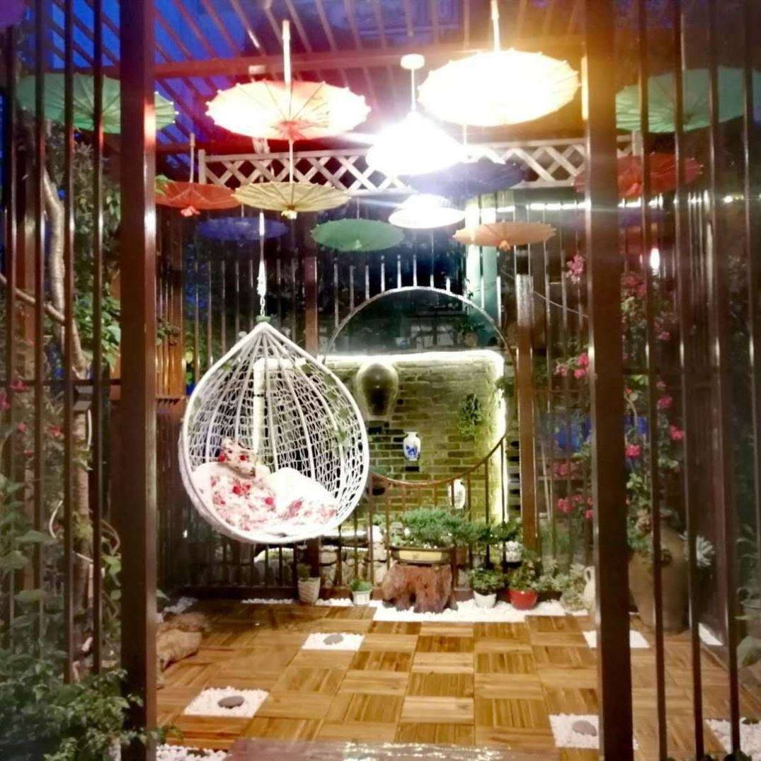 吊篮椅仿藤北欧风单人鸟