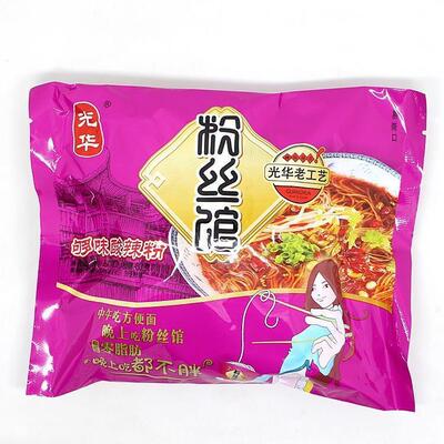 光华粉丝馆够味酸辣粉98gX10袋装整箱方便面粉丝速食细粉条