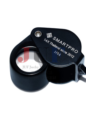 泰国进口SmartPro 14x 14倍手持放大镜珠宝腰码镜文玩钱币鉴定