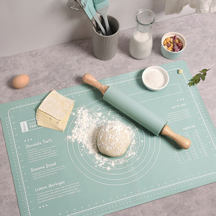 Kneading Dough Baking Silicone Mat Thickening Rolling pin 垫
