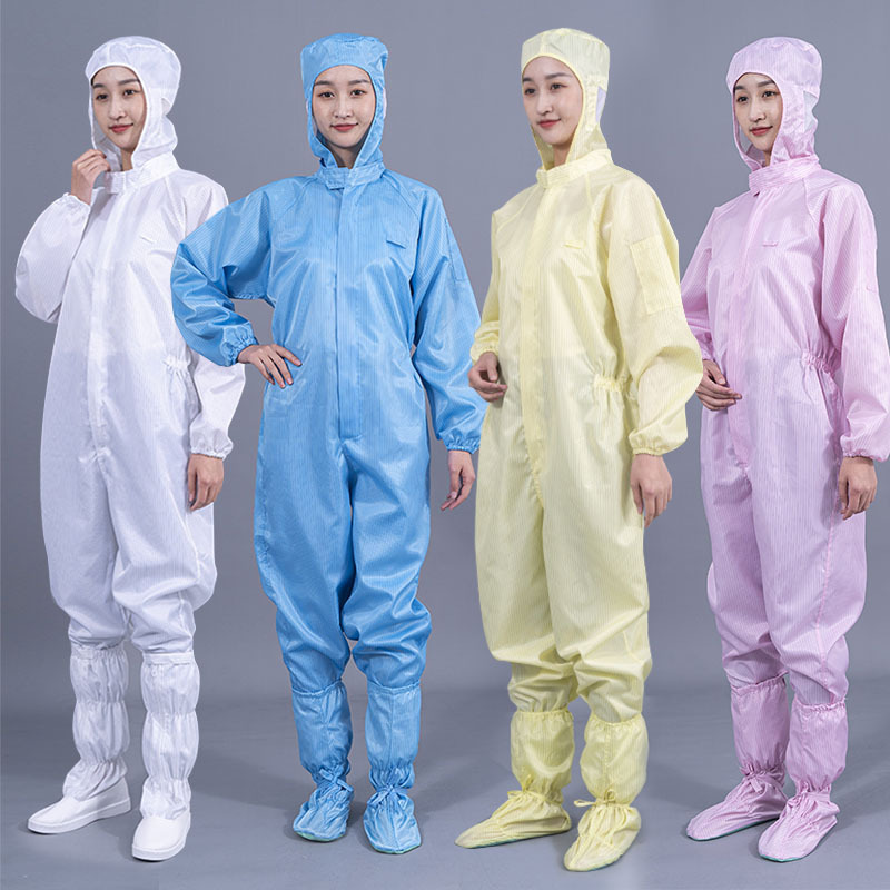 连体无尘服净化衣防静电