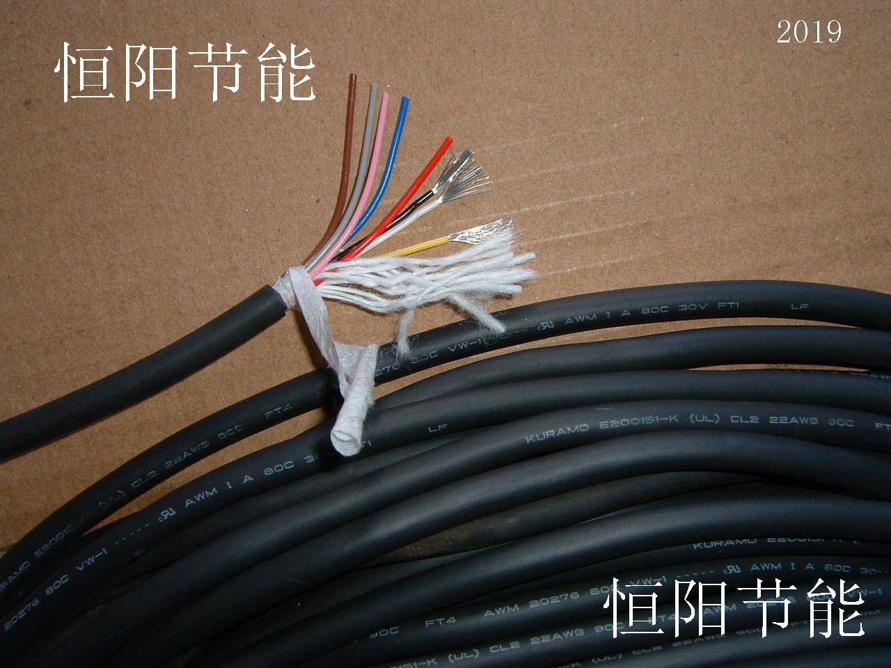 日本进口仓茂8芯0.5平方电缆线0.信号控制线22AWG*8C 镀锡超软*