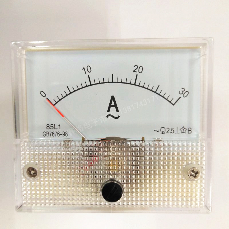 85L1 15A  20A 交流电流表30安培表交流指针式电流表AC 85L1-50A