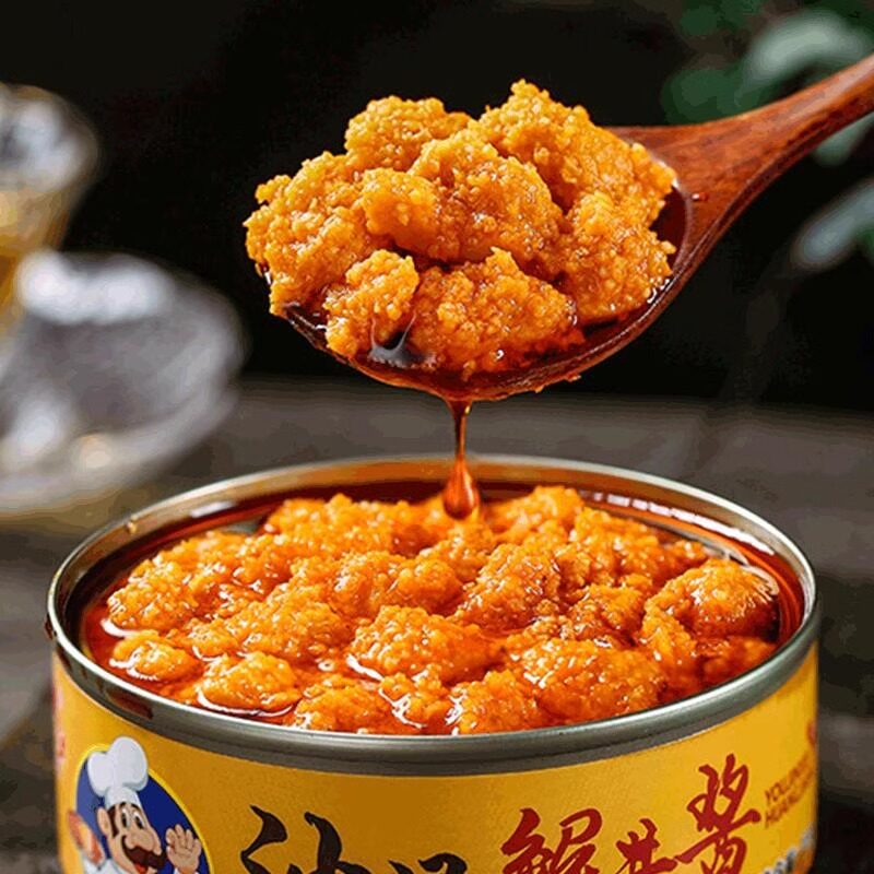 蟹黄酱黄油正宗大闸蟹粉蟹肉螃蟹拌面条捞拌饭即食美味蟹膏蟹GH-1