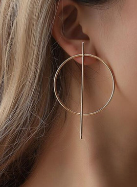 Earring Earrings Earings Women 2020 Woman Circle Dangler big