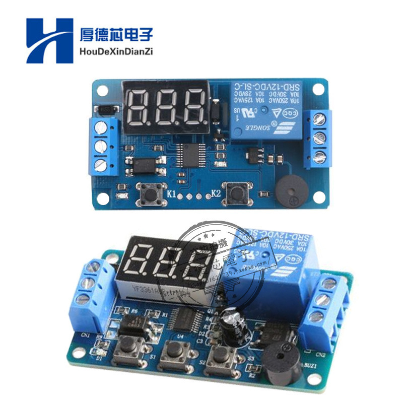 一路继电器模块延时断通