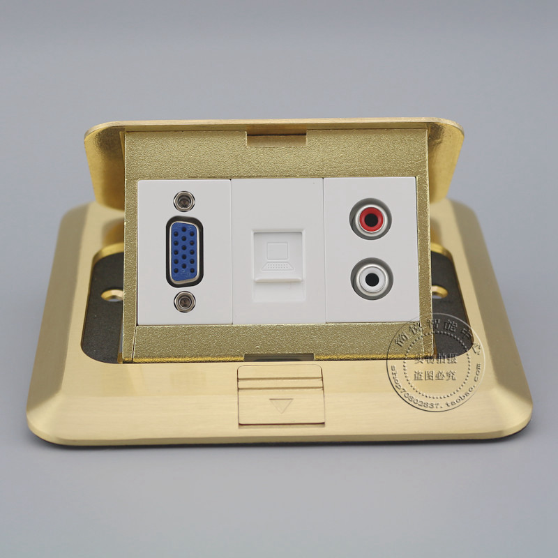 弹起式多媒体免焊网络红