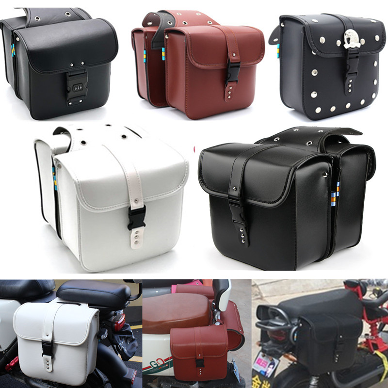 摩托踏板雅迪小牛电动车祖玛改装挂包骑士包马鞍包侧边包边箱防水