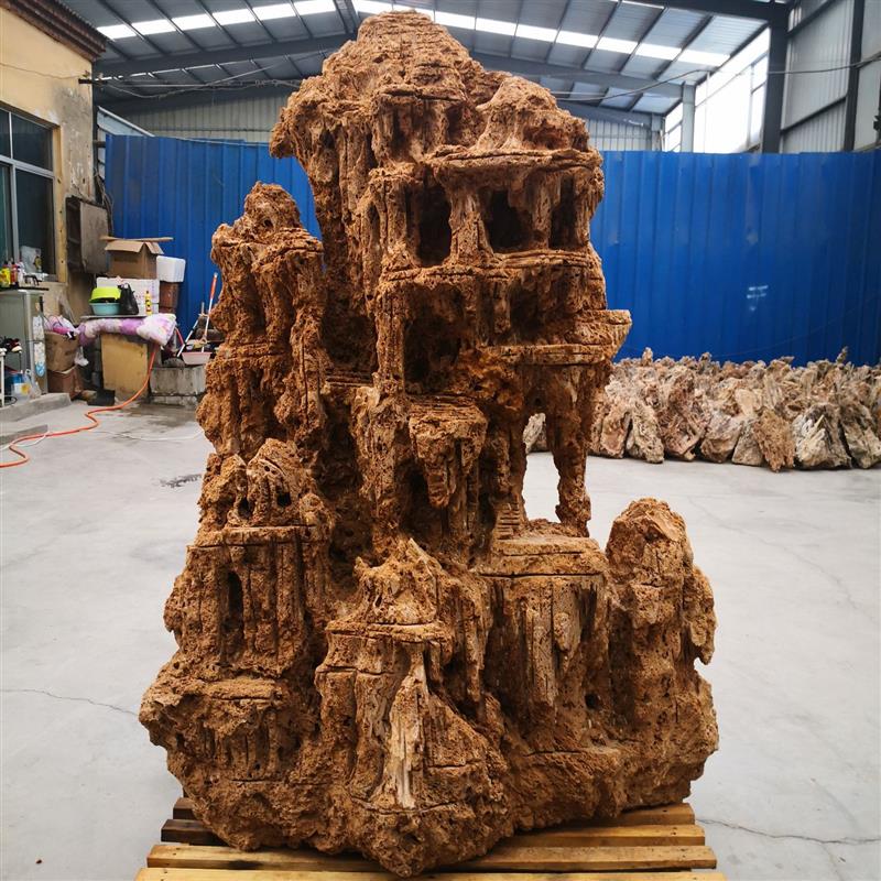 中大型吸水石上水石奇石天然假山盆景观赏石微景观鱼缸造景镇厂家