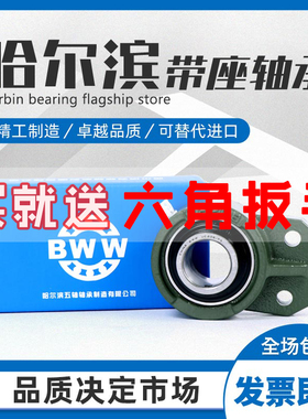 哈尔滨外球面带座轴承固定座UCFB204 FB205 FB206 FB207 FB208209