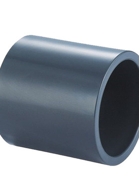 UPVC管箍 UPVC直接头 直通二通 75mm DN65 2寸半