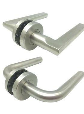 304锈钢通80095型分体用式卧室门锁执手房间木门不防火门锁消防门