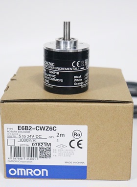 欧姆龙旋转编码器E6B2-CWZ6CCWZ5BCWZ3ECWZ5G1000P/R光电增量原装