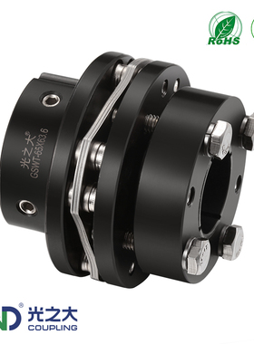 光之大GSWT45号钢8螺丝膜片单台阶胀套联轴器大扭矩丝杆CPSHMK