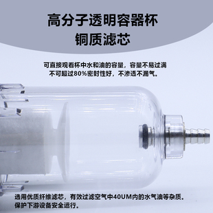 亚德客型油水分离器三联件afc2000气压ar调节过滤阀afr气动减压器