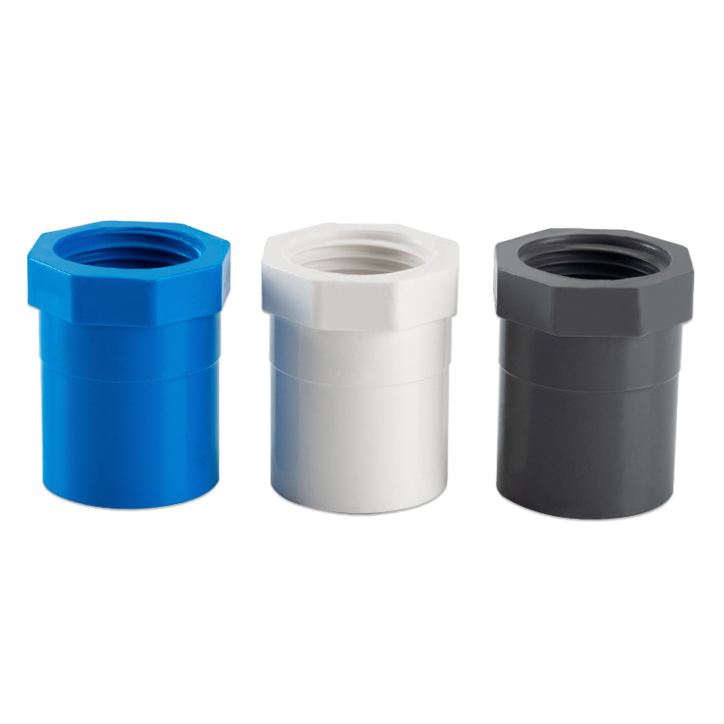 内丝直接螺通纹牙头白蓝