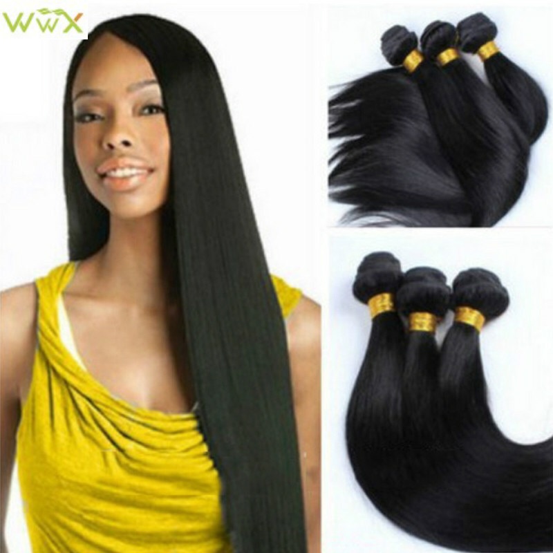 peruvian straight human hair weave extensions bundles 100g