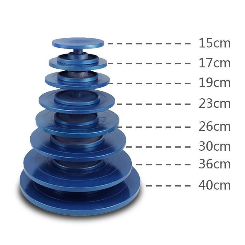 陶艺转盘转盘转台 手动雕塑转盘 儿童陶艺制陶工具 陶艺工具泥塑